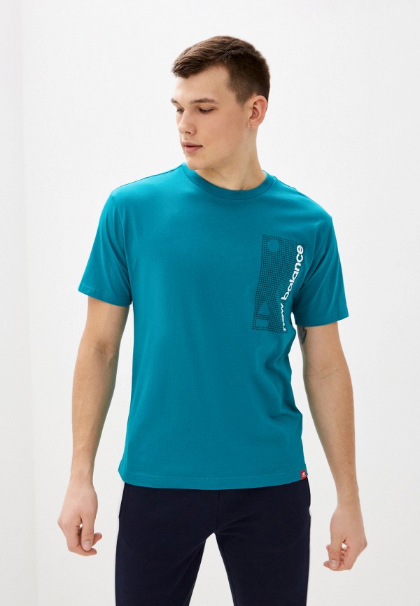 

Футболка New Balance, Бирюзовый, ESSENTIALS TERRAIN GRID T