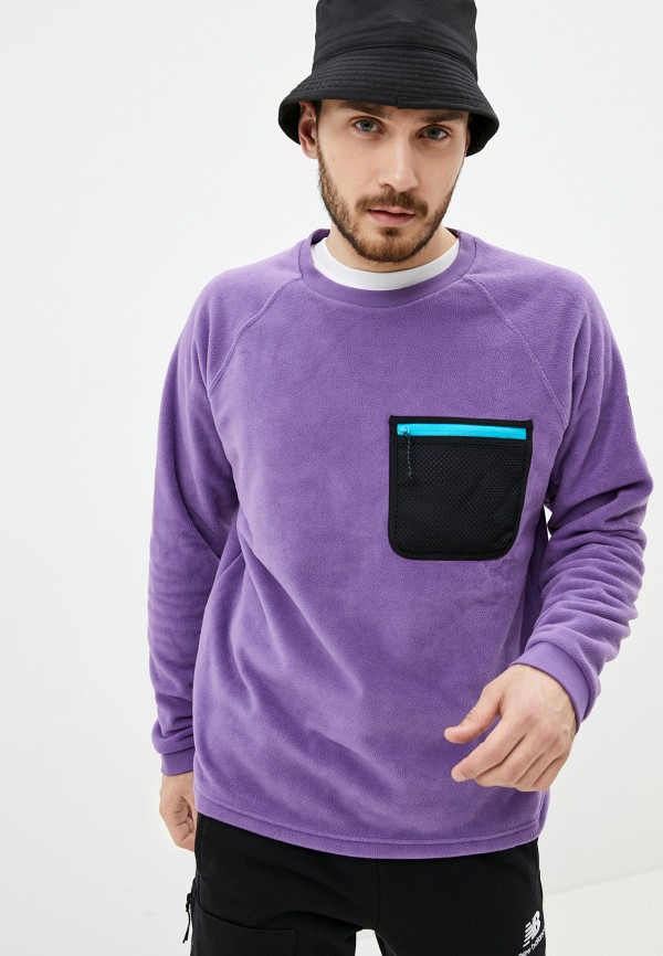 

Свитшот New Balance, Фиолетовый, NB All Terrain Pocket Crew