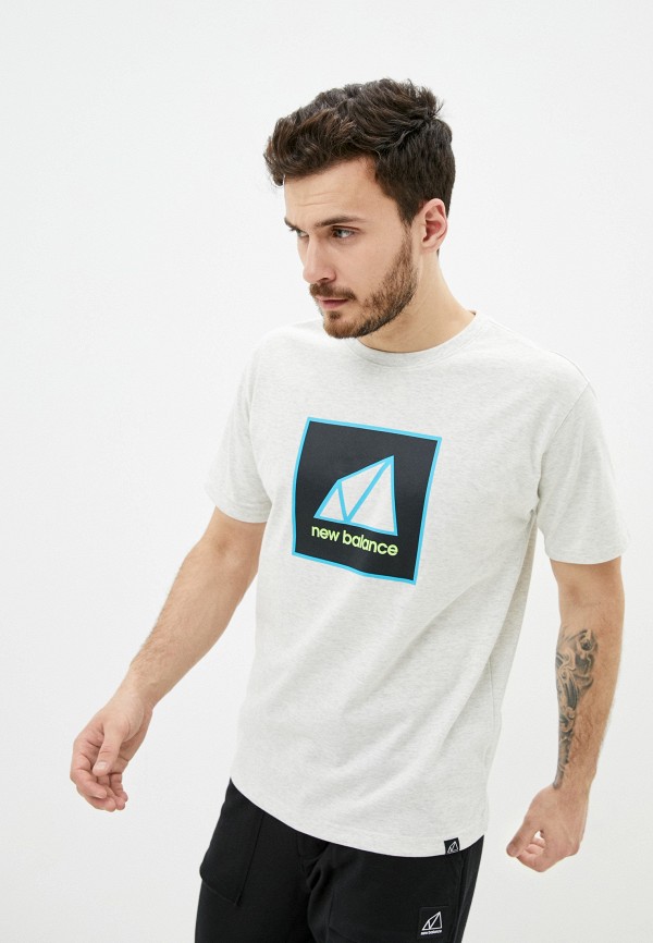 

Футболка New Balance, Бежевый, NB ALL TERRAIN GRAPHIC TEE