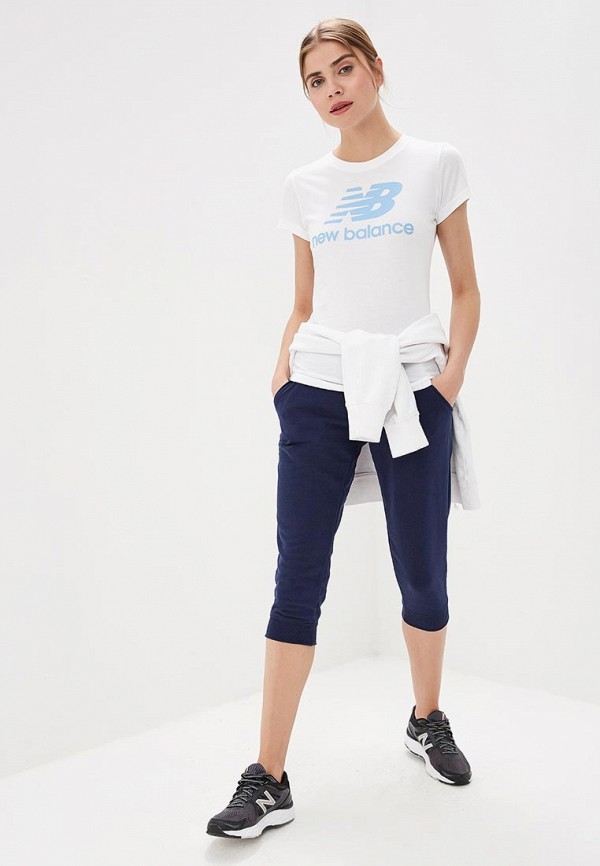 

Брюки спортивные New Balance, Синий, ESSENTIALS 90S 3QTR FT PANT