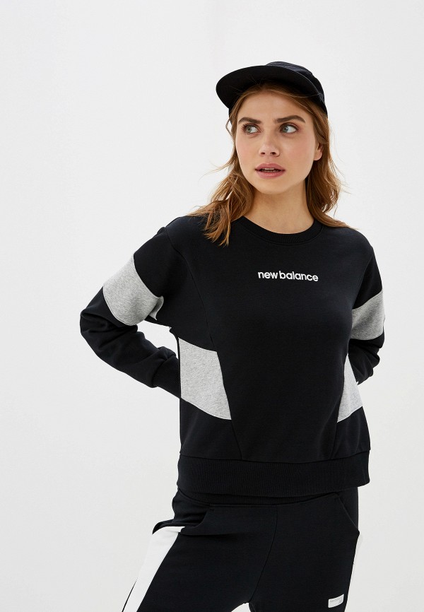 

Свитшот New Balance, Черный, NB ATHLETICS CLASSIC FLEECE TOP