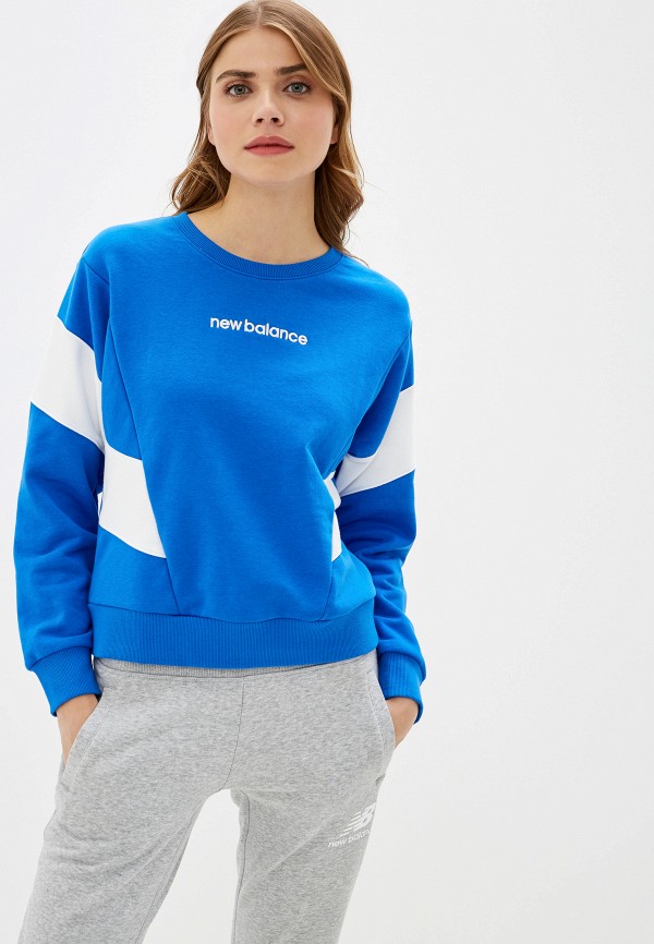 

Свитшот New Balance, Синий, NB ATHLETICS CLASSIC FLEECE TOP