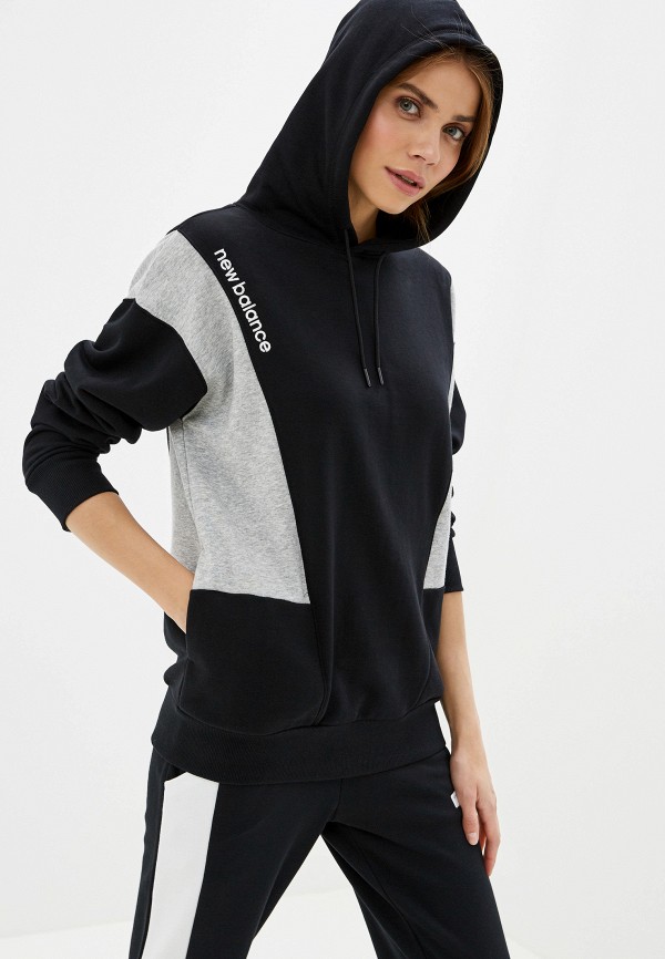 

Худи New Balance, NB ATHLETICS CLASSIC HOODIE, Черный