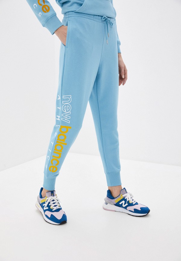 

Брюки спортивные New Balance, Голубой, ESSENTIALS ICON SWEATPANT
