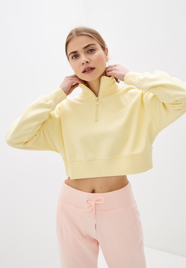 

Олимпийка New Balance, Желтый, NB ATHLETICS PREP 1/2 ZIP FLEECE HOODIE
