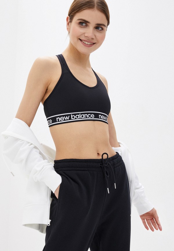 

Топ спортивный New Balance, Черный, NB PACE BRA 2.0