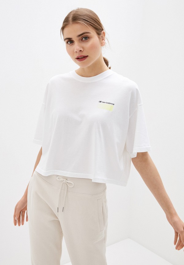 

Футболка New Balance, Белый, SPORT STYLE OPTIKS SHORT SLEEVE BOXY T