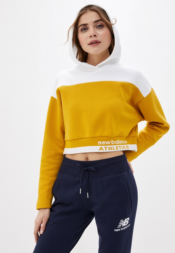 

Худи New Balance, Желтый, NB ATHLETICS SELECT BOXY HOODIE