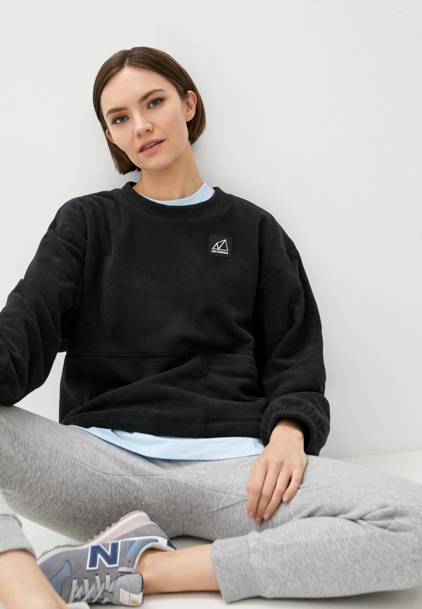 

Свитшот New Balance, Черный, NB All Terrain Pocket Crew Fleece