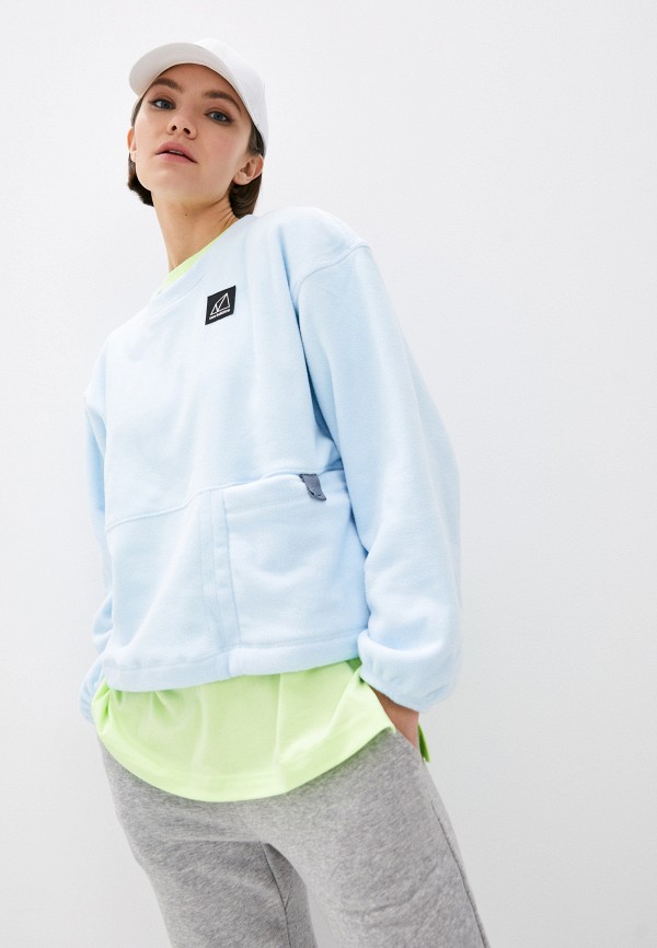 

Свитшот New Balance, Голубой, NB All Terrain Pocket Crew Fleece
