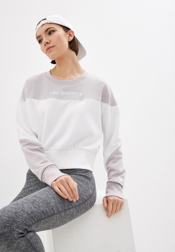 

Свитшот New Balance, Бежевый, NB Athletics Crew Fleece