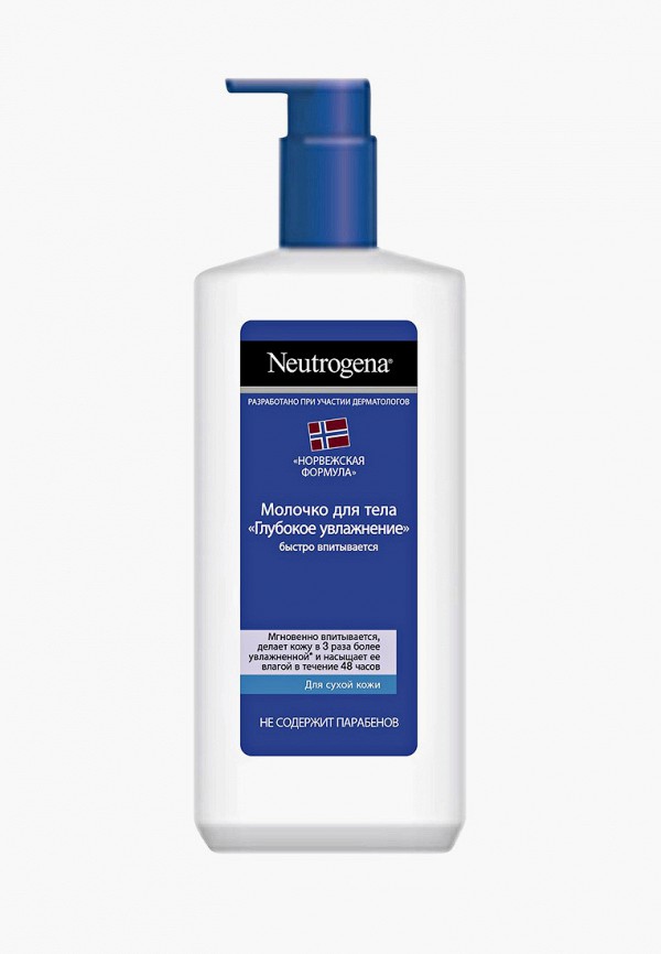 

Молочко для тела Neutrogena, Прозрачный, НОРВЕЖСКАЯ ФОРМУЛА «Глубокое увлажнение», 250 мл
