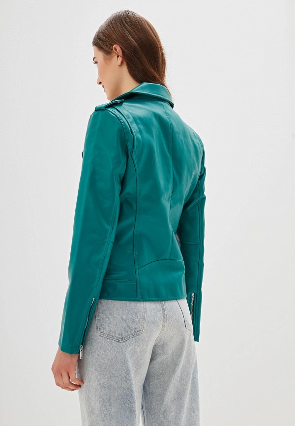 

Куртка кожаная Nice & Chic, Зеленый
