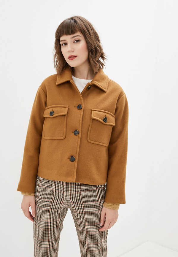 

Полупальто Nice & Chic, Коричневый