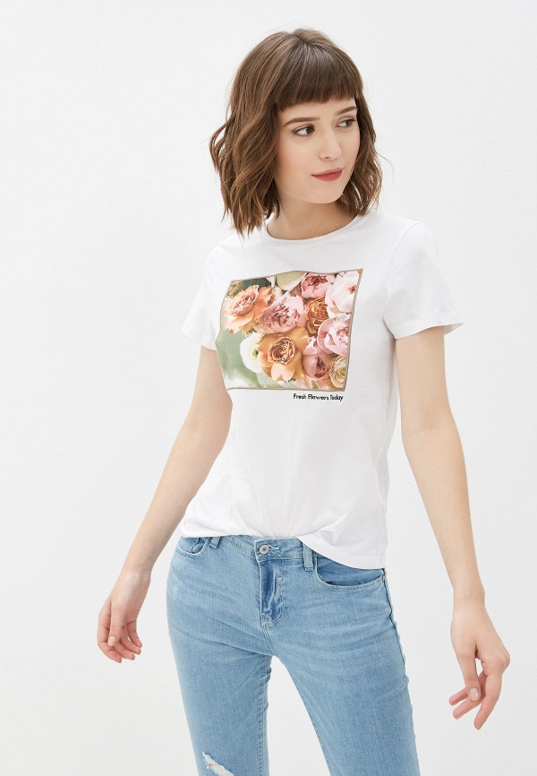 

Футболка Nice & Chic, Белый, Nice & Chic NI031EWGJIO1