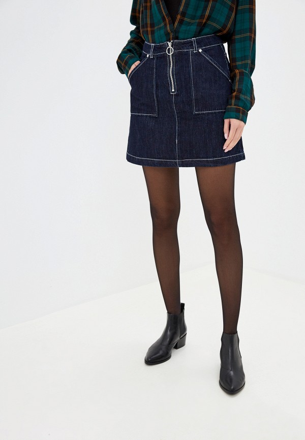 

Юбка джинсовая Nice & Chic, Синий, Nice & Chic NI031EWGJIX3