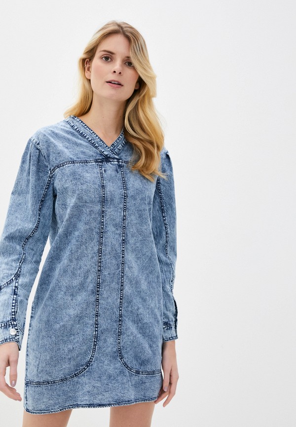 

Платье джинсовое Nice & Chic, Синий, Nice & Chic NI031EWIEHW9
