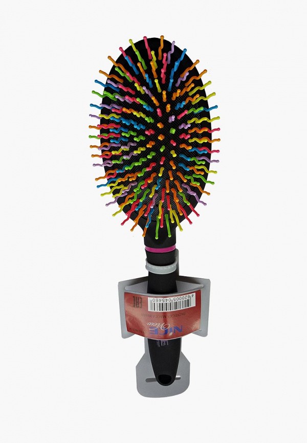 

Расческа Nice View, Черный, массажная цвет черный, фиолетовый, голубой, салатовый, розовый