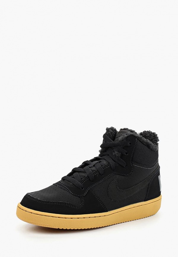 

Кеды Nike, Boys' Court Borough Mid Winter (GS) Shoe, Черный