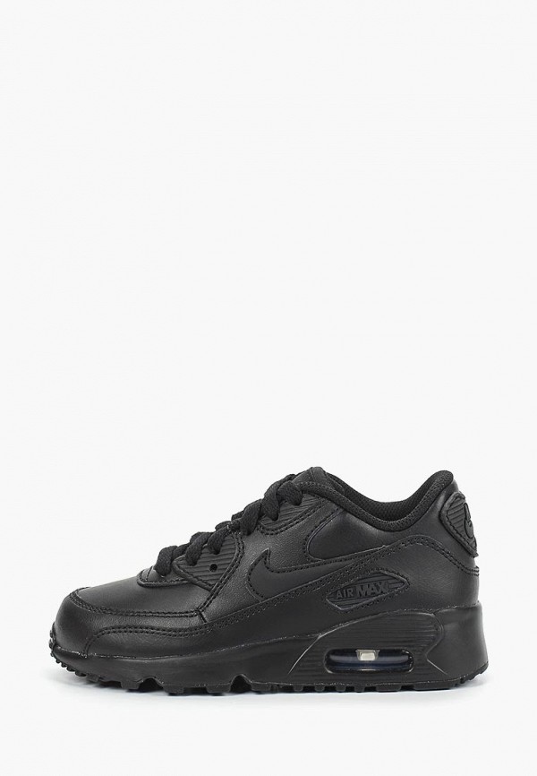 

Кроссовки Nike, Черный, BOYS' AIR MAX 90 LEATHER (PS) PRE-SCHOOL SHOE