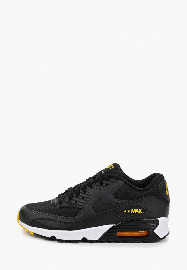 

Кроссовки Nike, BOYS' AIR MAX 90 MESH (GS) SHOE, Черный