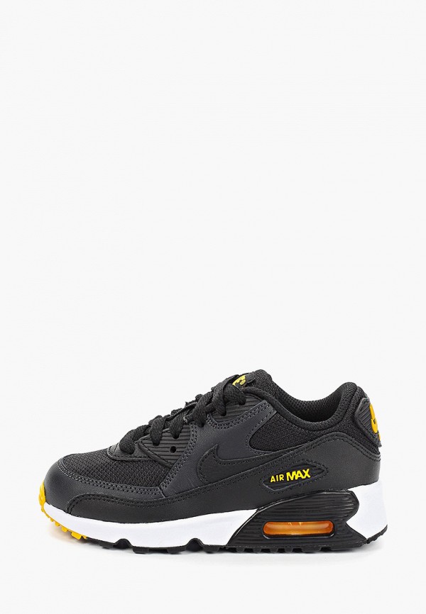 

Кроссовки Nike, BOYS' AIR MAX 90 MESH (PS) PRE-SCHOOL SHOE, Черный