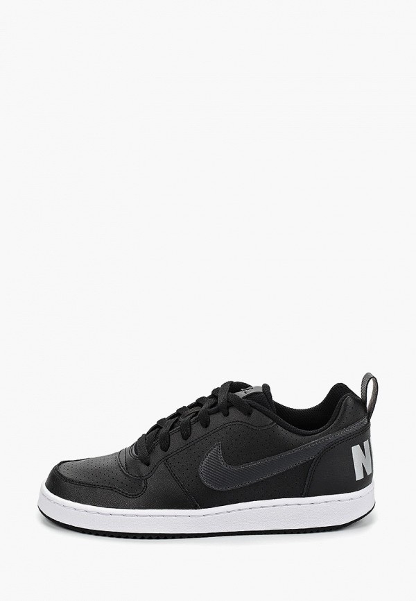 

Кеды Nike, COURT BOROUGH LOW EP BIG KIDS' SHOE, Черный