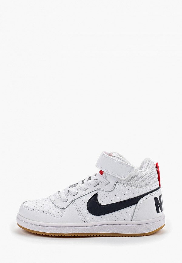 

Кеды Nike, Белый, BOYS' COURT BOROUGH MID (PS) PRE-SCHOOL SHOE