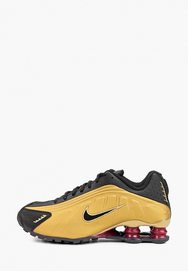 

Кроссовки Nike, Золотой, Shox R4 Big Kids' Shoe