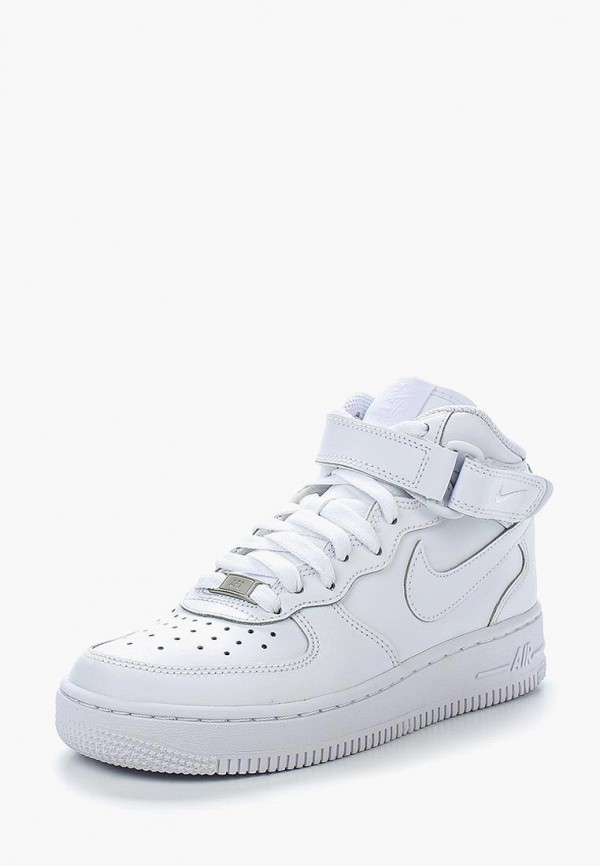

Кроссовки Nike, Белый, Boys' Air Force 1 Mid (GS) Basketball Shoe