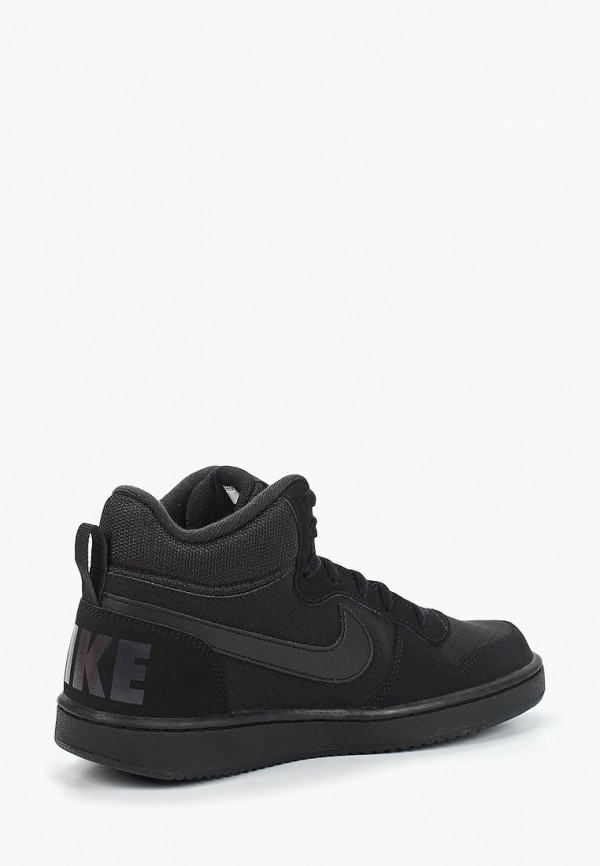 

Кеды Nike, BOYS' COURT BOROUGH MID (GS) SHOE, Черный