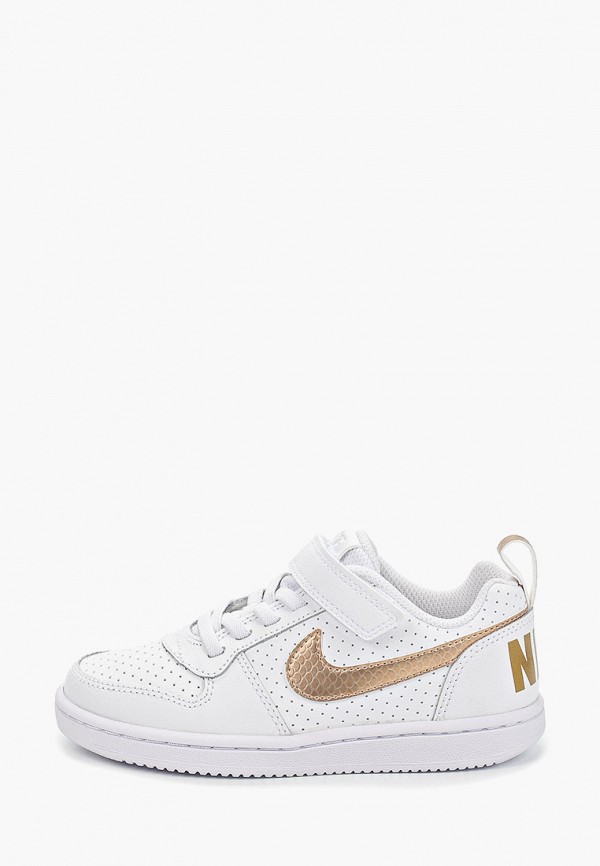

Кеды Nike, COURT BOROUGH LOW EP LITTLE KIDS' SHOE, Белый