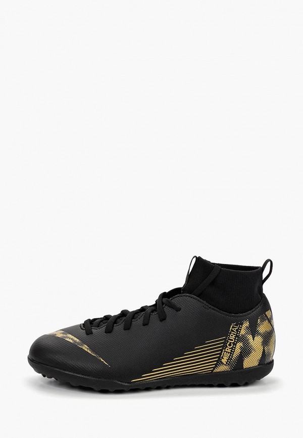 

Шиповки Nike, KIDS' JR. SUPERFLYX 6 CLUB (TF) ARTIFICIAL-TURF FOOTBALL BOOT, Черный