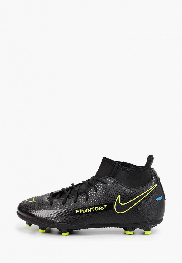 

Бутсы Nike, Черный, JR PHANTOM GT CLUB DF FG/MG
