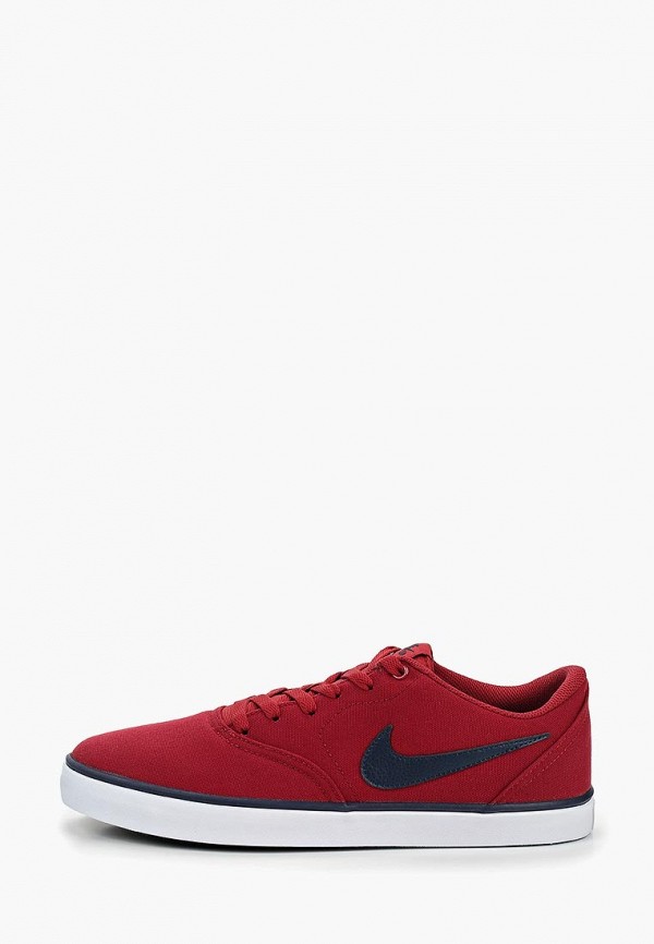 

Кеды Nike, MEN'S SB CHECK SOLARSOFT CANVAS SKATEBOARDING SHOE, Бордовый