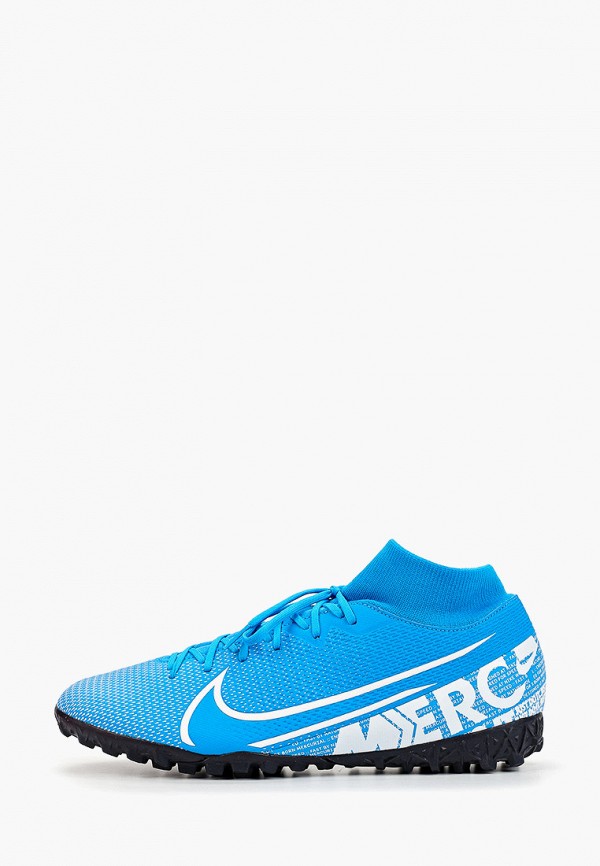 

Шиповки Nike, Голубой, MERCURIAL SUPERFLY 7 ACADEMY TF