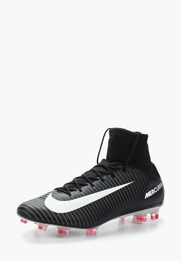 

Бутсы Nike, MERCURIAL VELOCE III DF FG, Черный