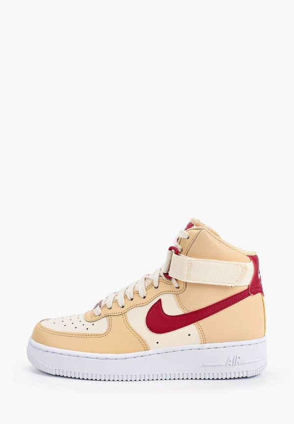 

Кроссовки Nike, Бежевый, WMNS AIR FORCE 1 HIGH