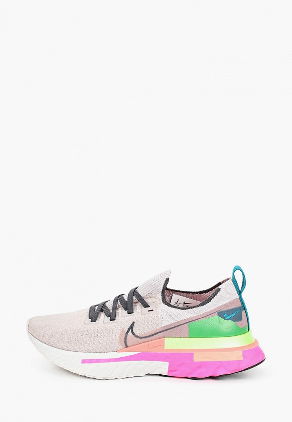 

Кроссовки Nike, Бежевый, WMNS REACT INFINITY RUN FK PRM