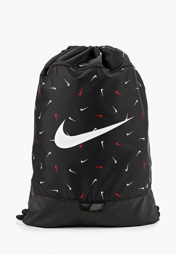 

Мешок Nike, BRASILIA TRAINING PRINTED GYM SACK, Черный