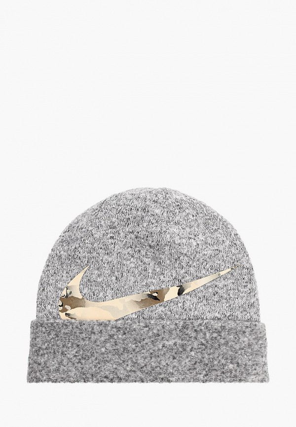 

Шапка Nike, Серый, U NK THRMA BEANIE CUFFED SWSH