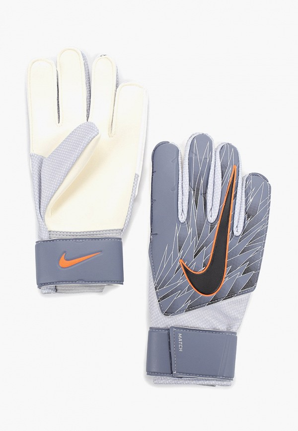 

Перчатки вратарские Nike, MATCH GOALKEEPER SOCCER GLOVE, Серый