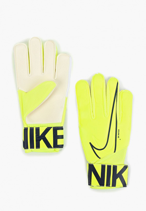

Перчатки вратарские Nike, Желтый, GOALKEEPER MATCH SOCCER GLOVES