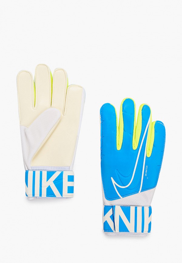 

Перчатки вратарские Nike, Голубой, Goalkeeper Match Soccer Gloves