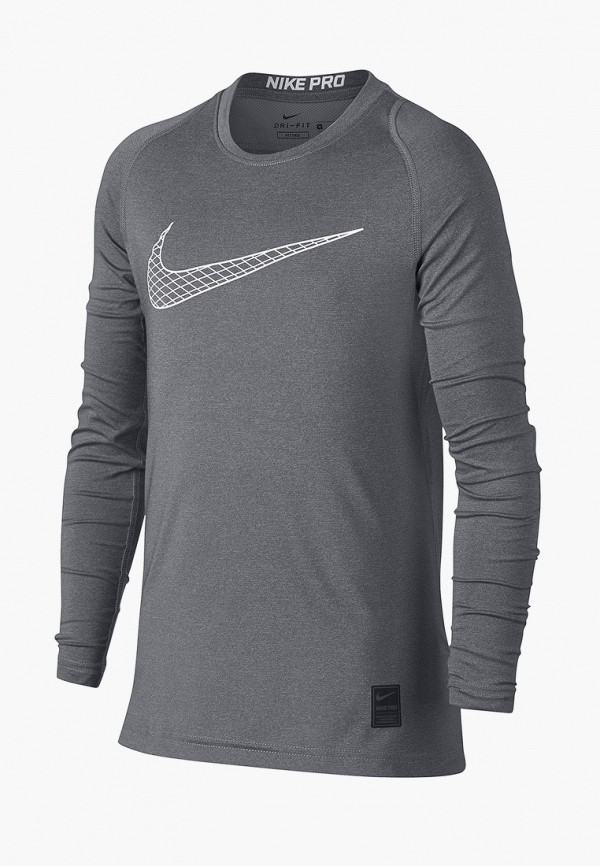 

Лонгслив спортивный Nike, Серый, BOYS' PRO TOP