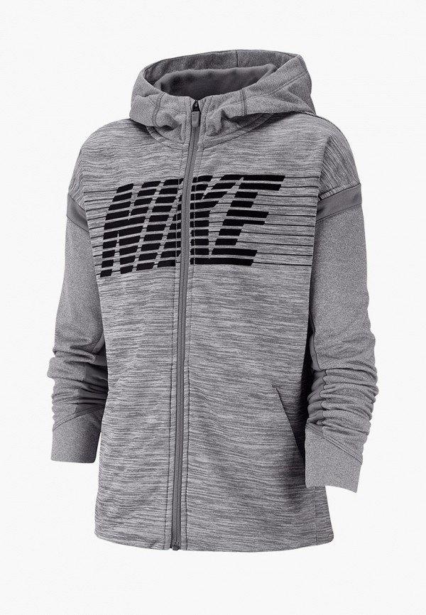 

Толстовка Nike, Серый, B NK THERMA GFX FZ HOODIE