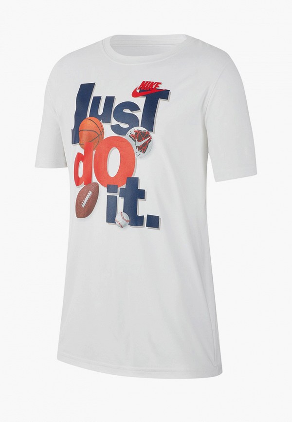 

Футболка спортивная Nike, Белый, B NK DRY TEE LEG JDI SPORTS