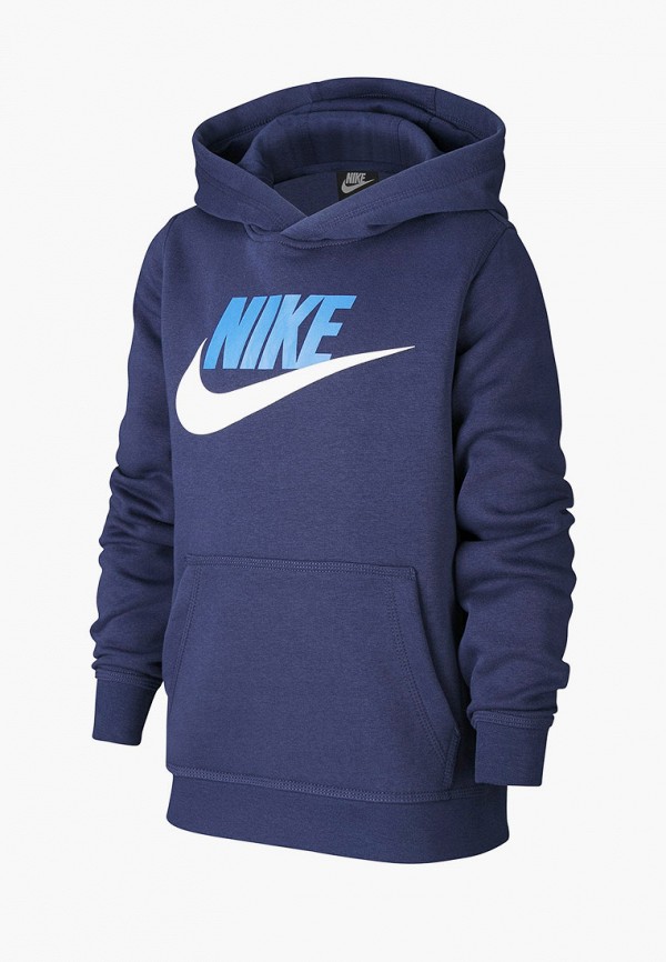 

Худи Nike, Синий, B NSW CLUB + HBR PO