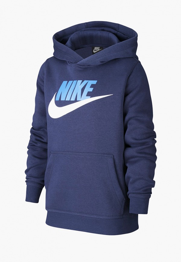 

Худи Nike, Синий, B NSW CLUB + HBR PO