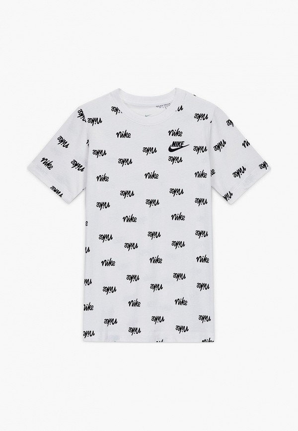 

Футболка Nike, Белый, B NSW SCRIPT NIKE AOP LBR
